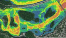 完成加拿大最大河流地形激光雷达测量