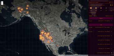 Esri Story Map Adds Raging Fires Across United States