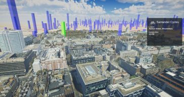 3D网格模型提供英国城市的实时视图