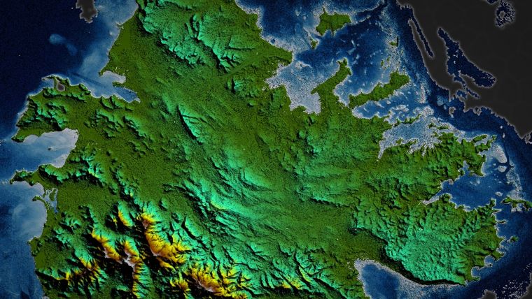 Satellite-derived Land/Seafloor Surface Models for Caribbean Disaster Recovery