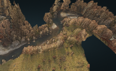 Underwater Deadwood and Vegetation from UAV-borne Topobathymetric Lidar