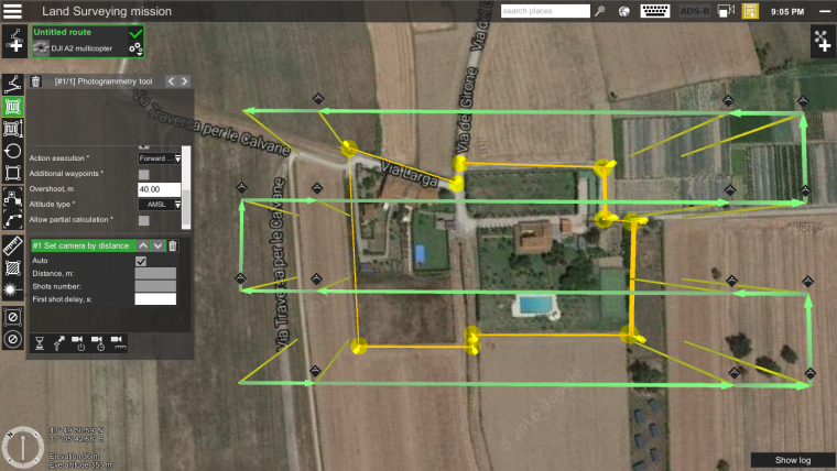 Photogrammetry Tool for UAV Land Surveying Missions