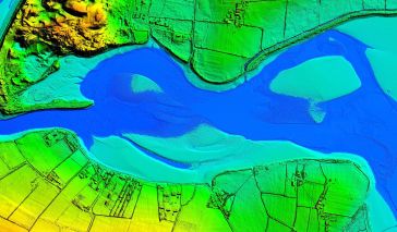 机载激光雷达测量创建北爱尔兰海岸线的3D地图