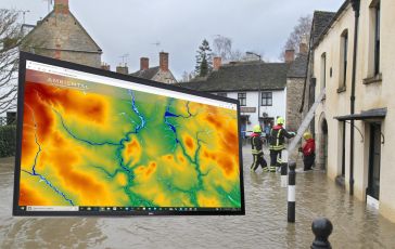 Bluesky 3D Terrain Models Underpin ARA UK Flood Risk Map