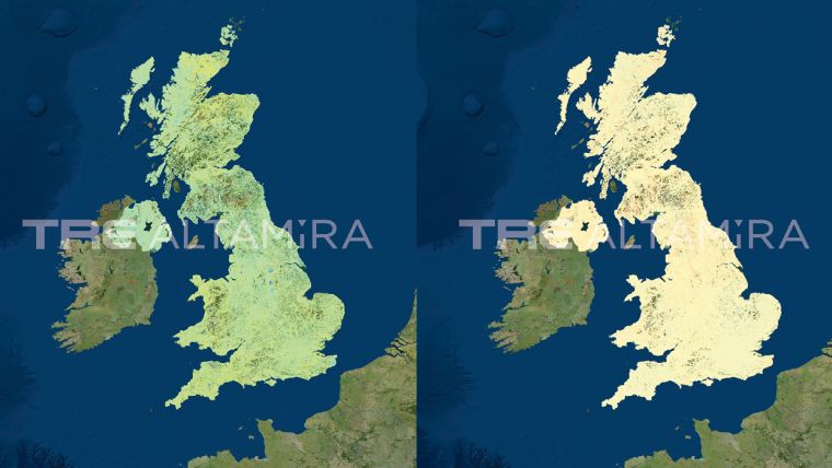 英国土地运动以前所未有的准确性绘制