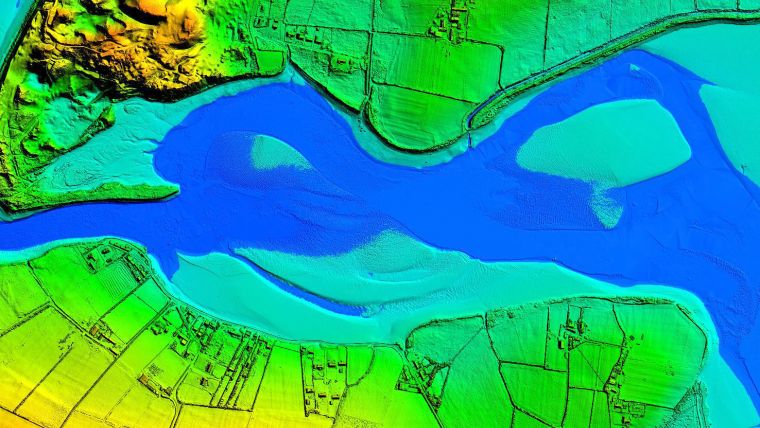 机载激光雷达测量创建北爱尔兰海岸线的3D地图